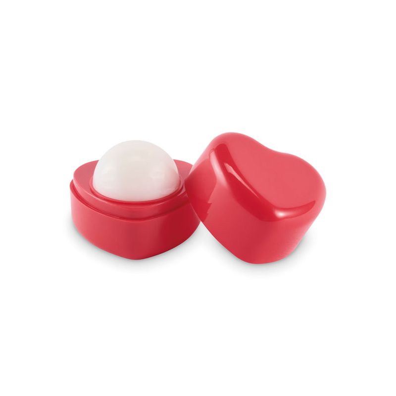 Heart-shaped lip balm