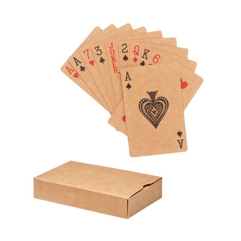 Playing cards recycled paper
