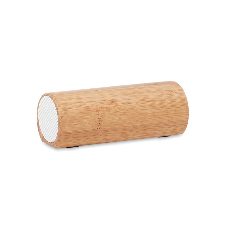 Wireless speaker 2x5W bamboo