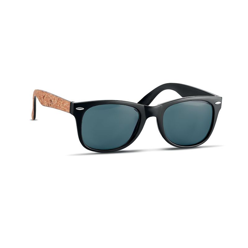 Sunglasses with cork arms
