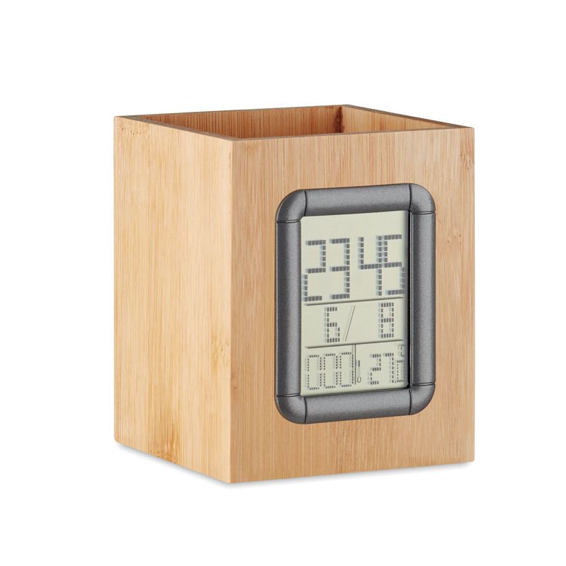 Bamboo pen holder