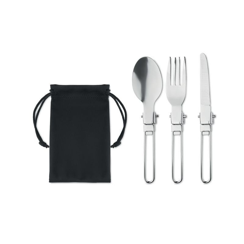 3-piece camping cutlery set