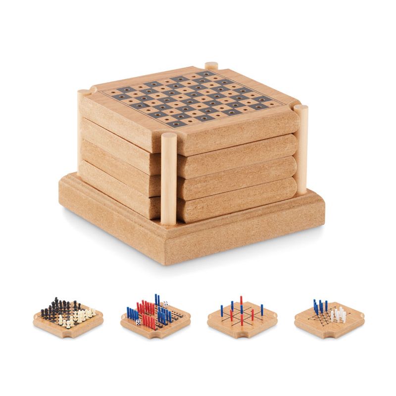 Set of 4 cork coasters