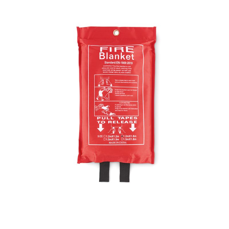Fire blanket in PVC pouch