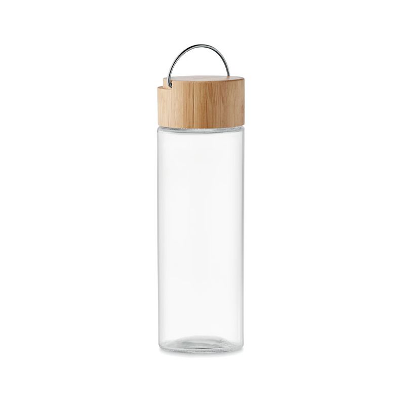 500ml bottle, bamboo lid