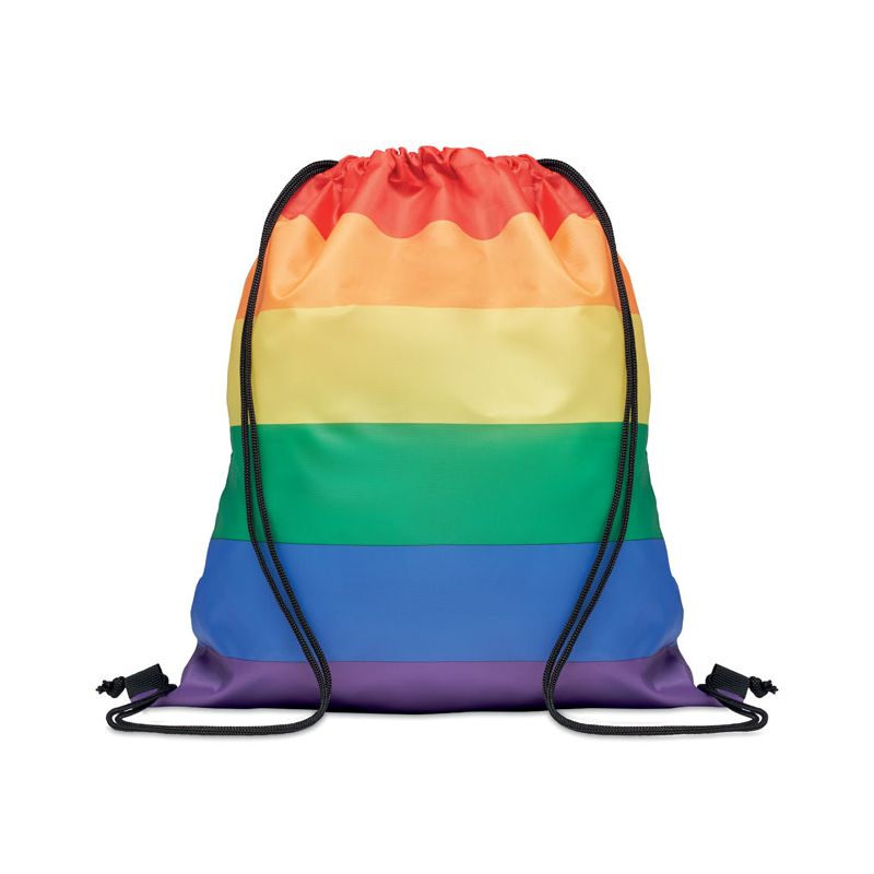 RPET Rainbow Drawstring Bag