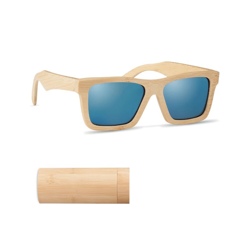 Sunglasses and bamboo case