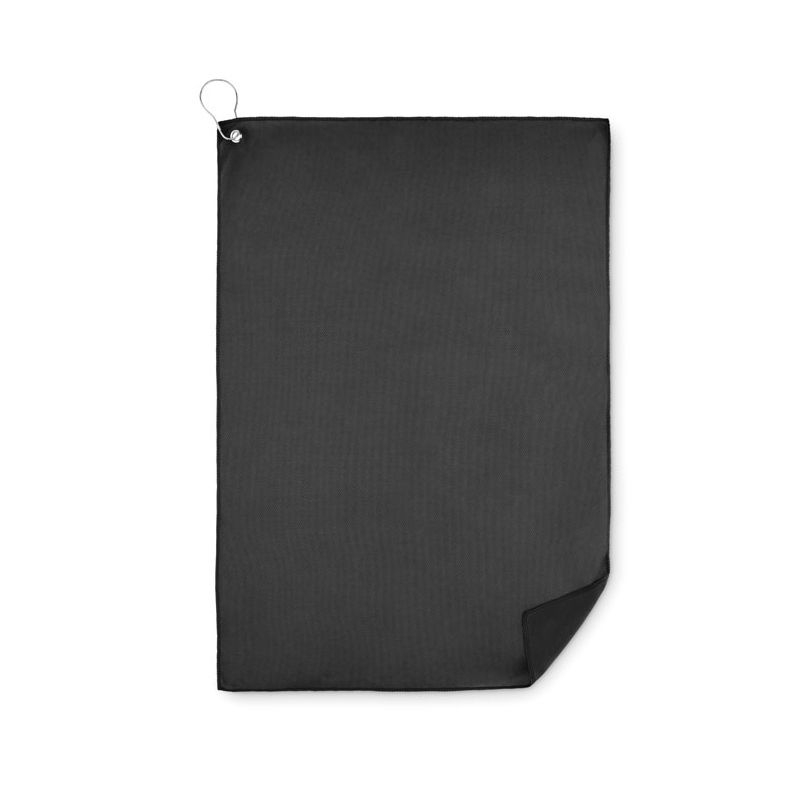 RPET golf towel with hook