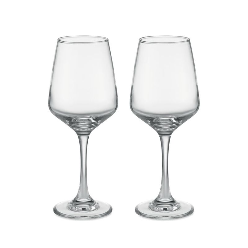 Set of 2 wine glasses