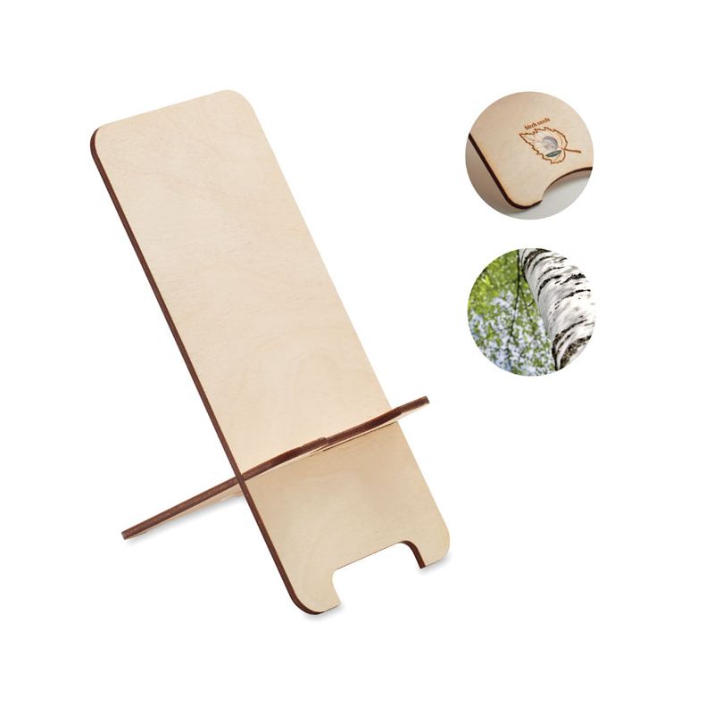 Birch phone holder