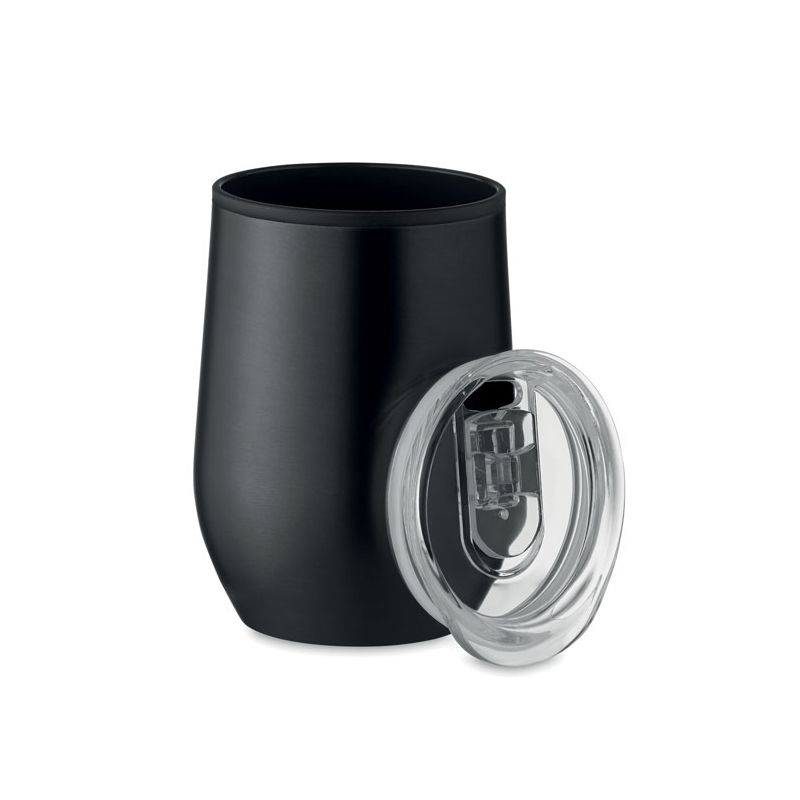 Double-walled travel cup
