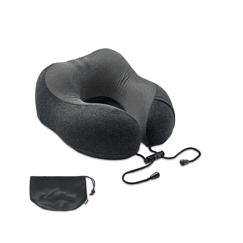 Travel pillow in RPET
