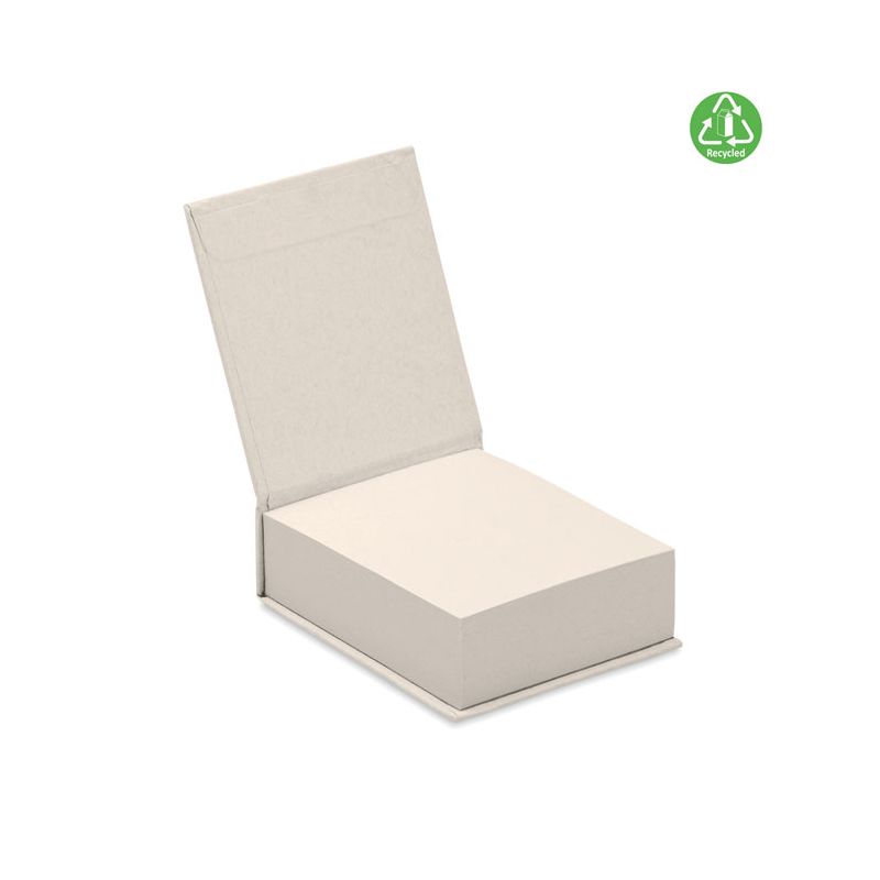 Block of recycled material