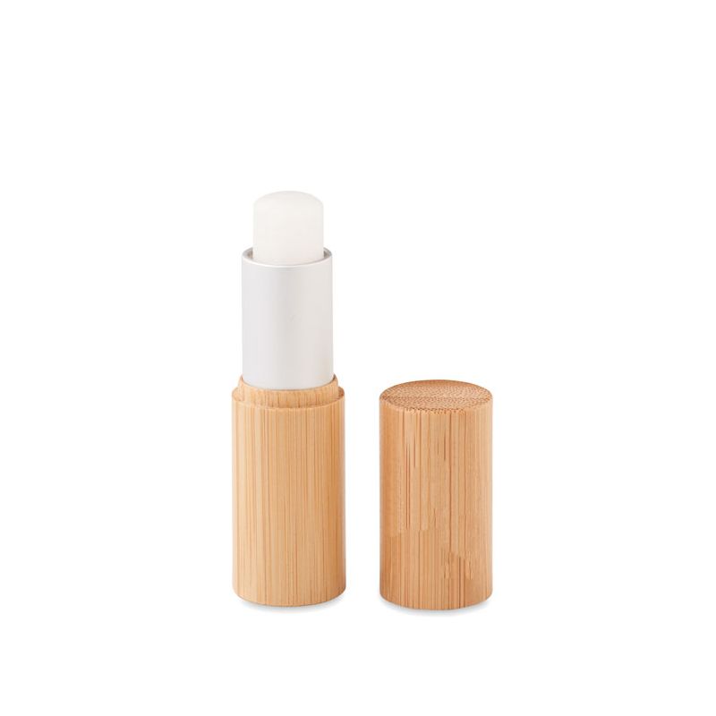 Bamboo-coated lip balm