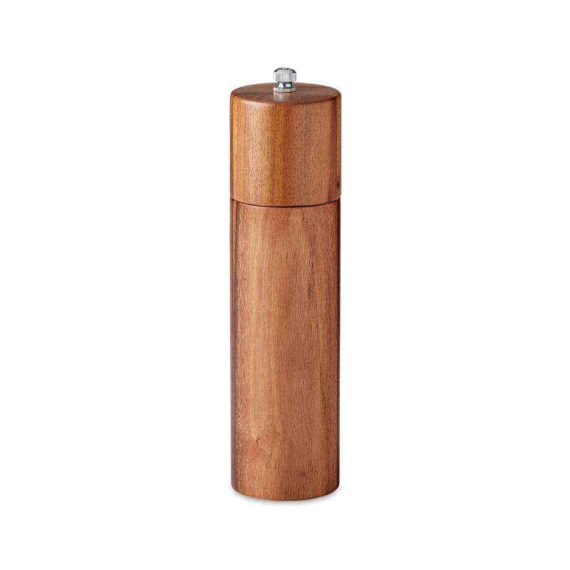 Wooden pepper mill