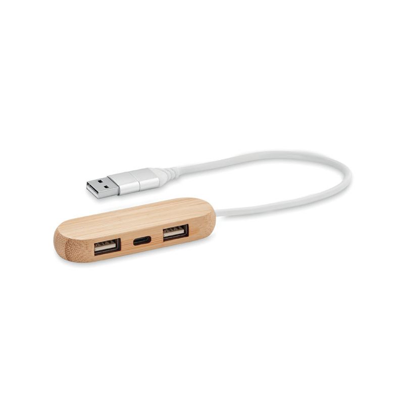 3-port USB Hub with Dual Input