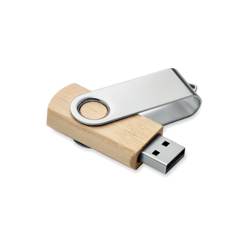 Techmate 16GB Bamboo USB     MO6898-40