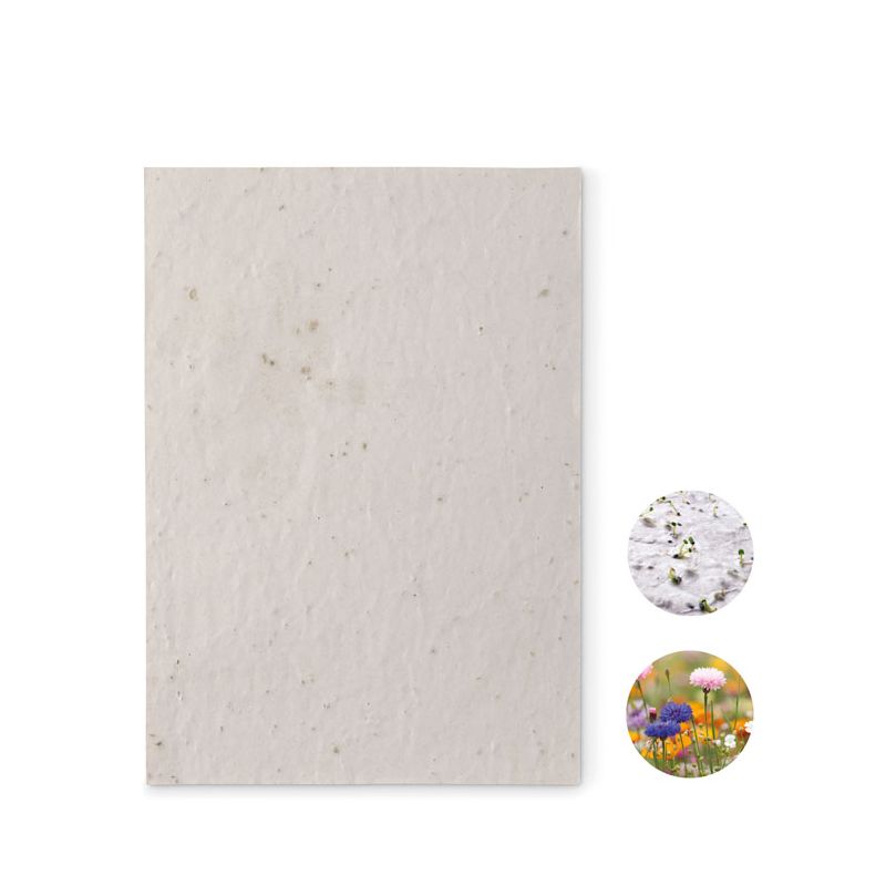 A5 flower seed paper