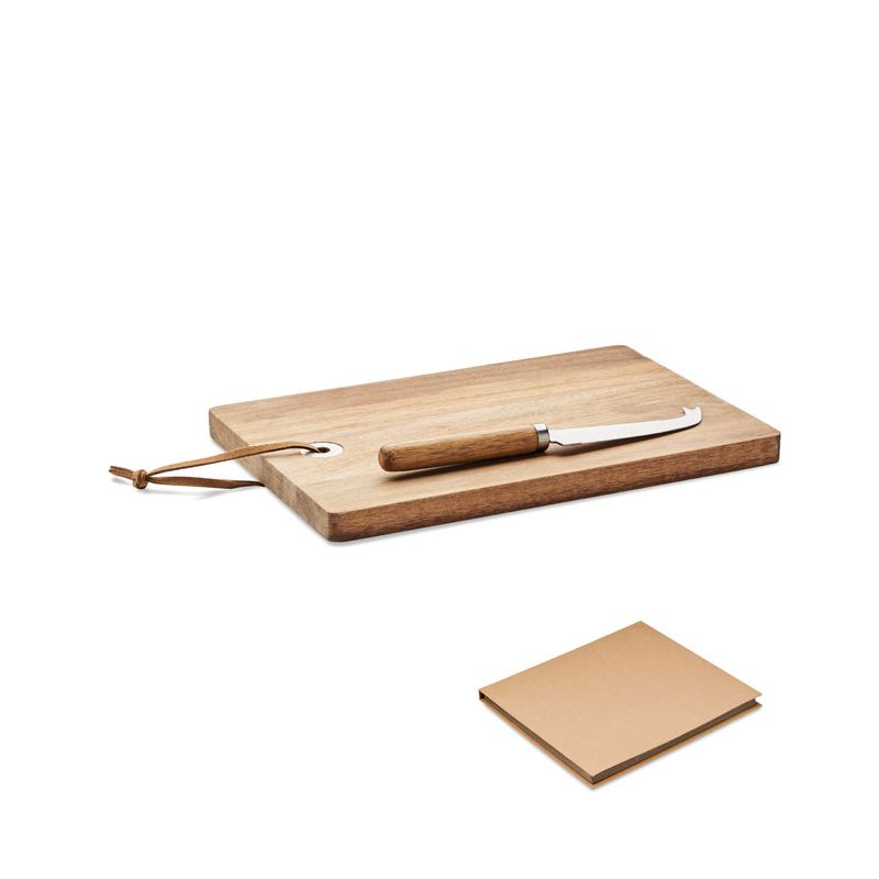 Acacia cheese board set