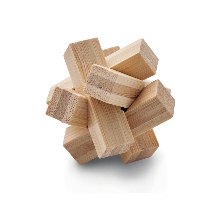 Bamboo star-shaped puzzle