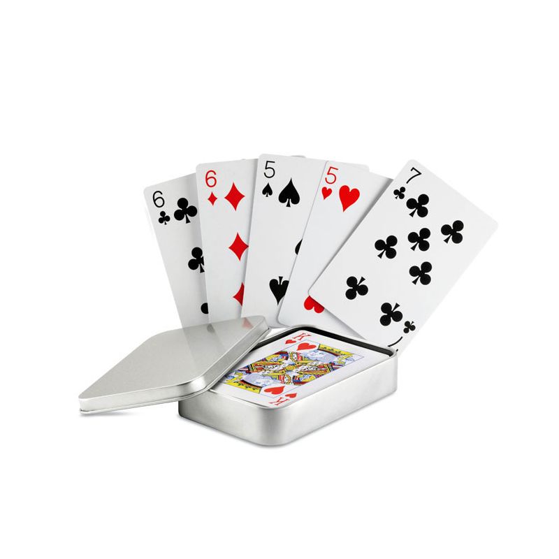 Metal box card game