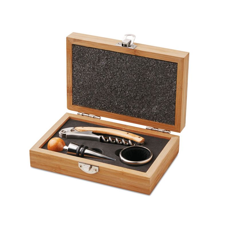 Bamboo Box Wine Set