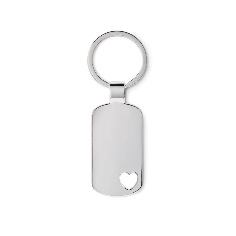 Keyring with heart detail