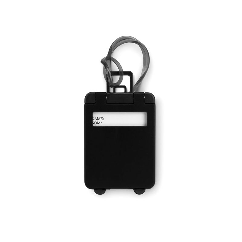 Plastic luggage tag