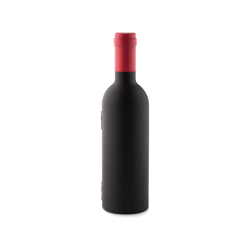 Wine set with bottle
