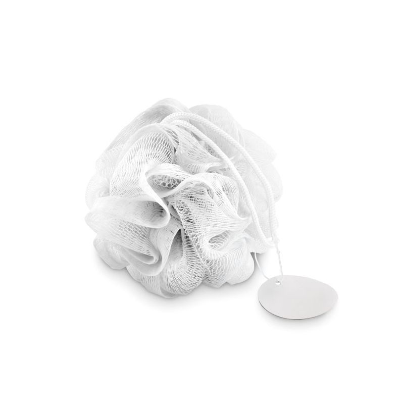 Shower pouf