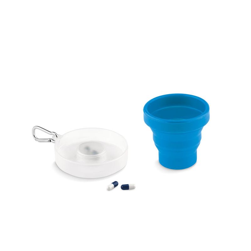 Foldable silicone cup