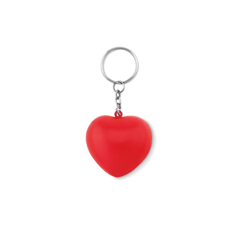 Heart-shaped keyring