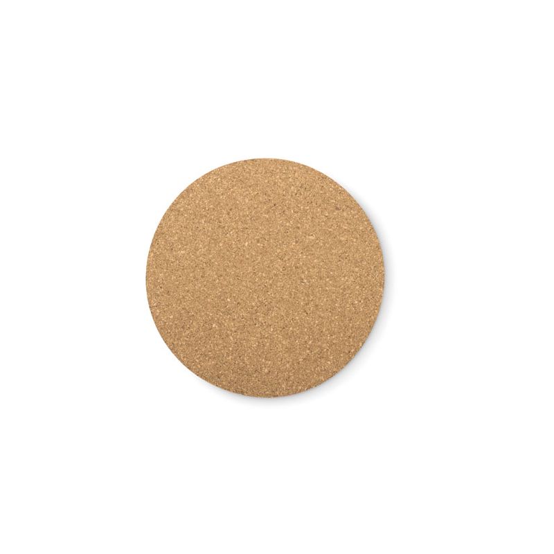 Round cork coaster