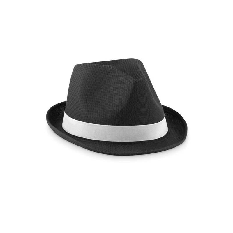 Coloured straw hat
