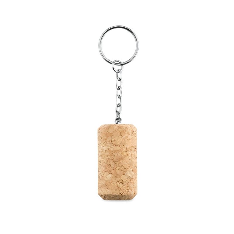 Keyring with cork