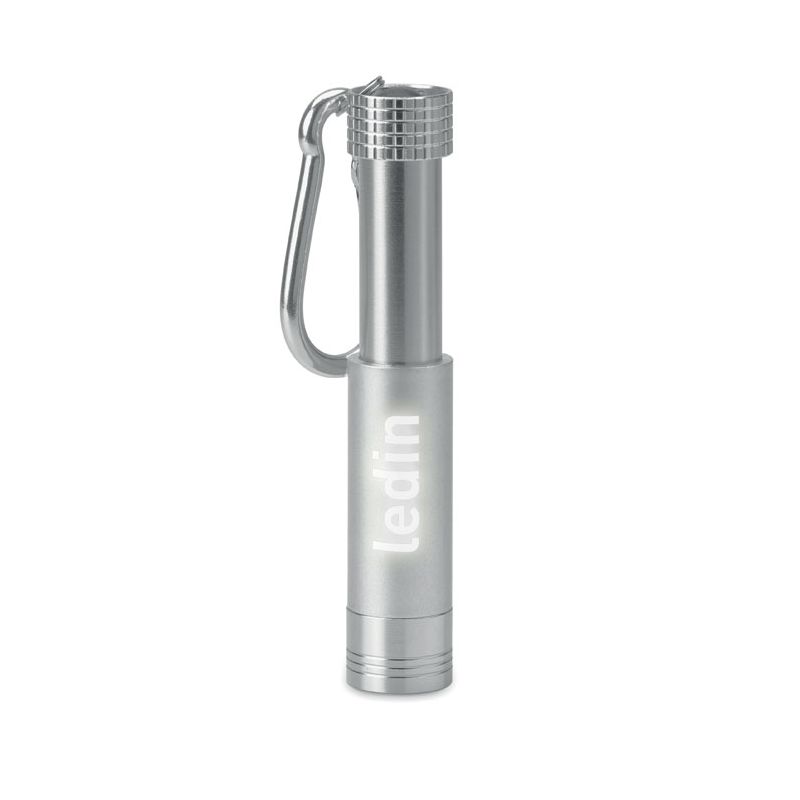 Aluminium/ABS LED keyring