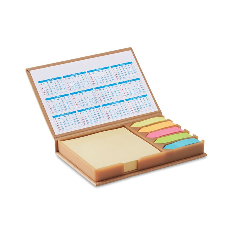 Notepad with calendar