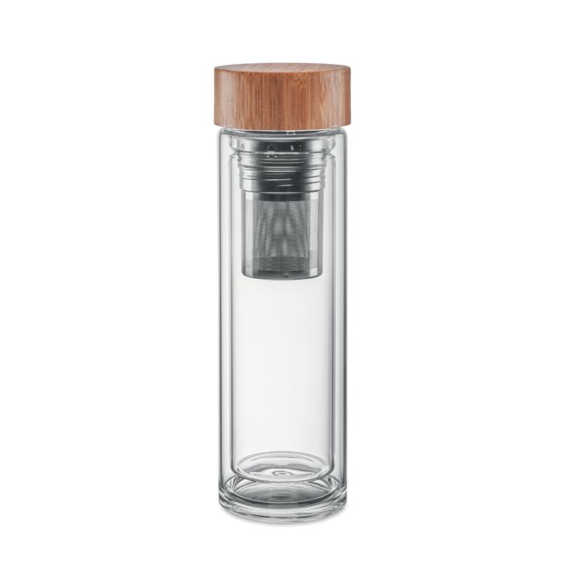 Double-sided glass bottle 400ml