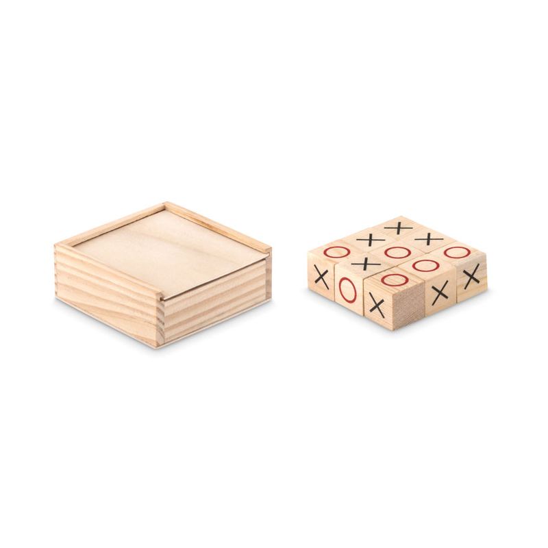 Wooden noughts and crosses