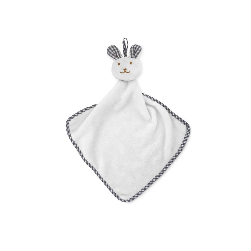 Plush bunny bib