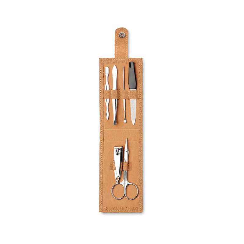 Cork manicure set