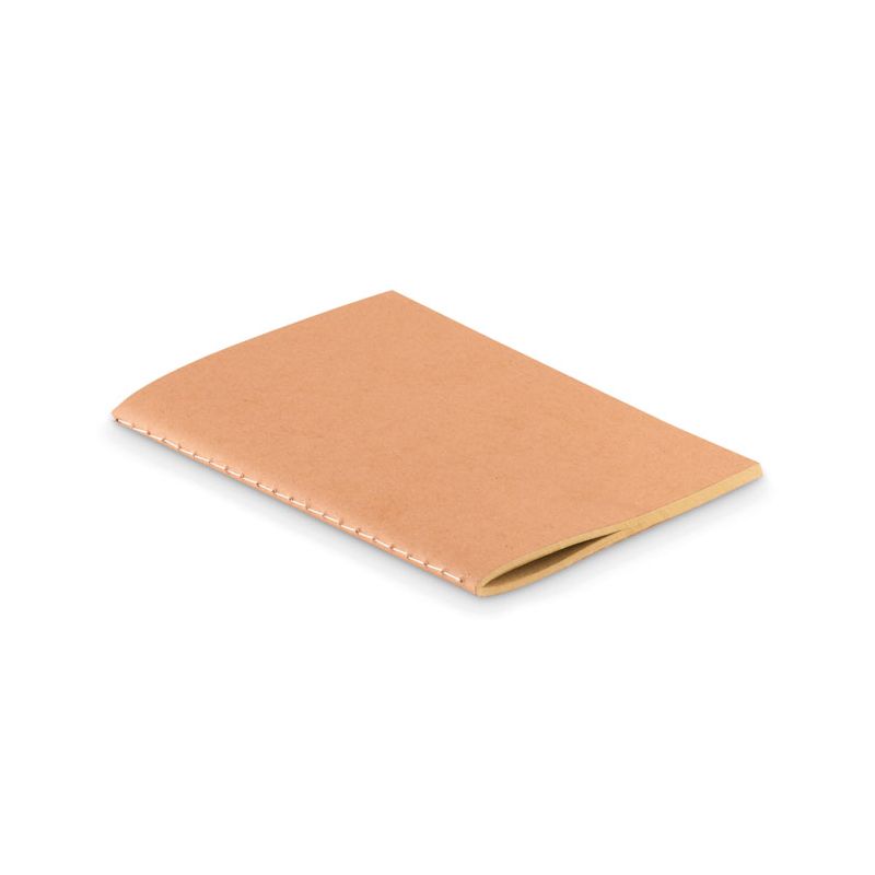 A6 notepad with card cover
