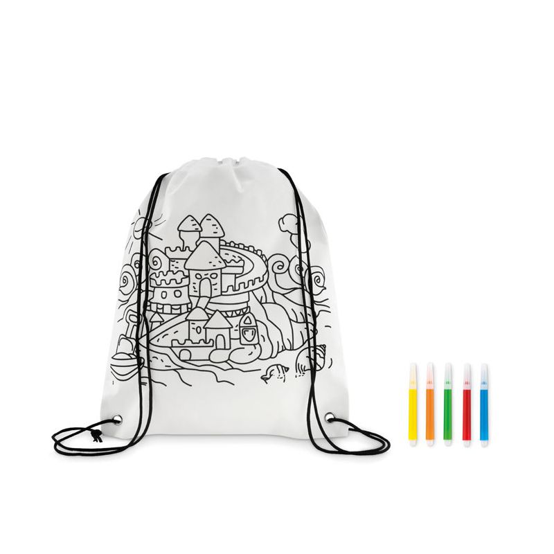 Non-woven drawstring bag