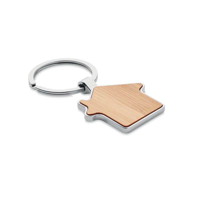 Metal bamboo keyring
