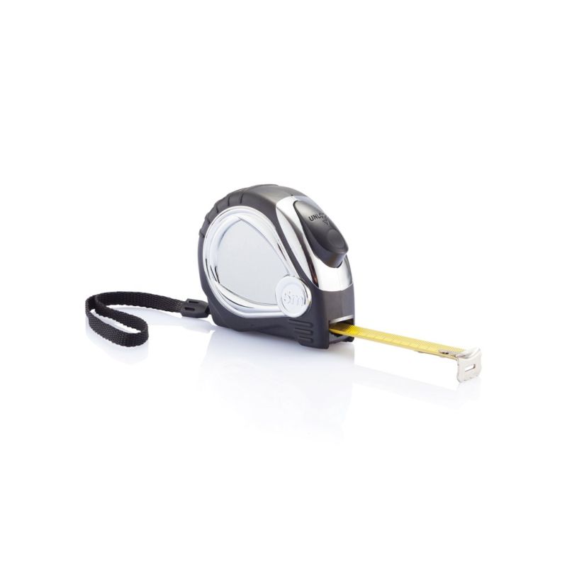 Chrome auto-stop tape measure