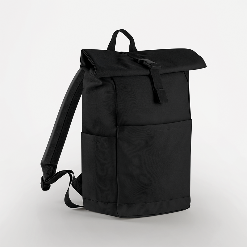 Recycled roll-top backpack