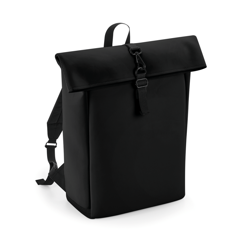 Matte Roll Top Backpack