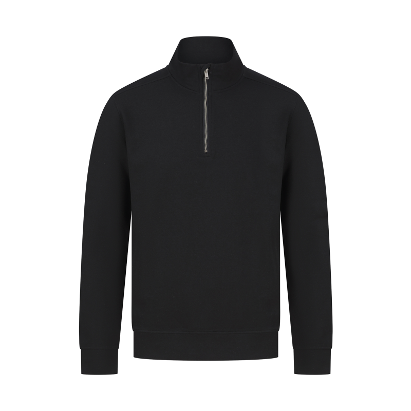 Unisex half-zip sweatshirt
