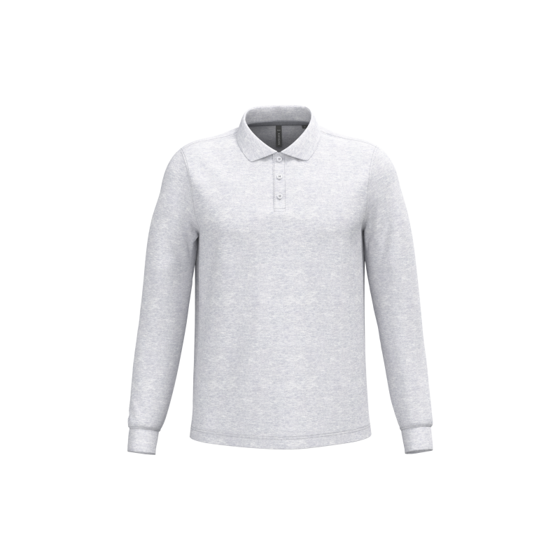 Long-sleeve polo shirt