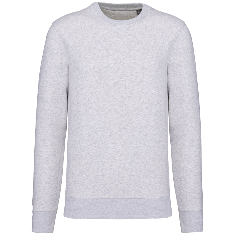 Eco-responsible sweatshirt with crew neck